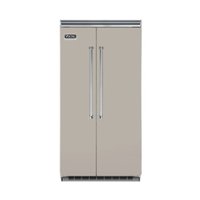 Viking - Professional 5 Series Quiet Cool 25.3 Cu. Ft. Side-by-Side Built-In Refrigerator - Pacific Gray - Front_Zoom