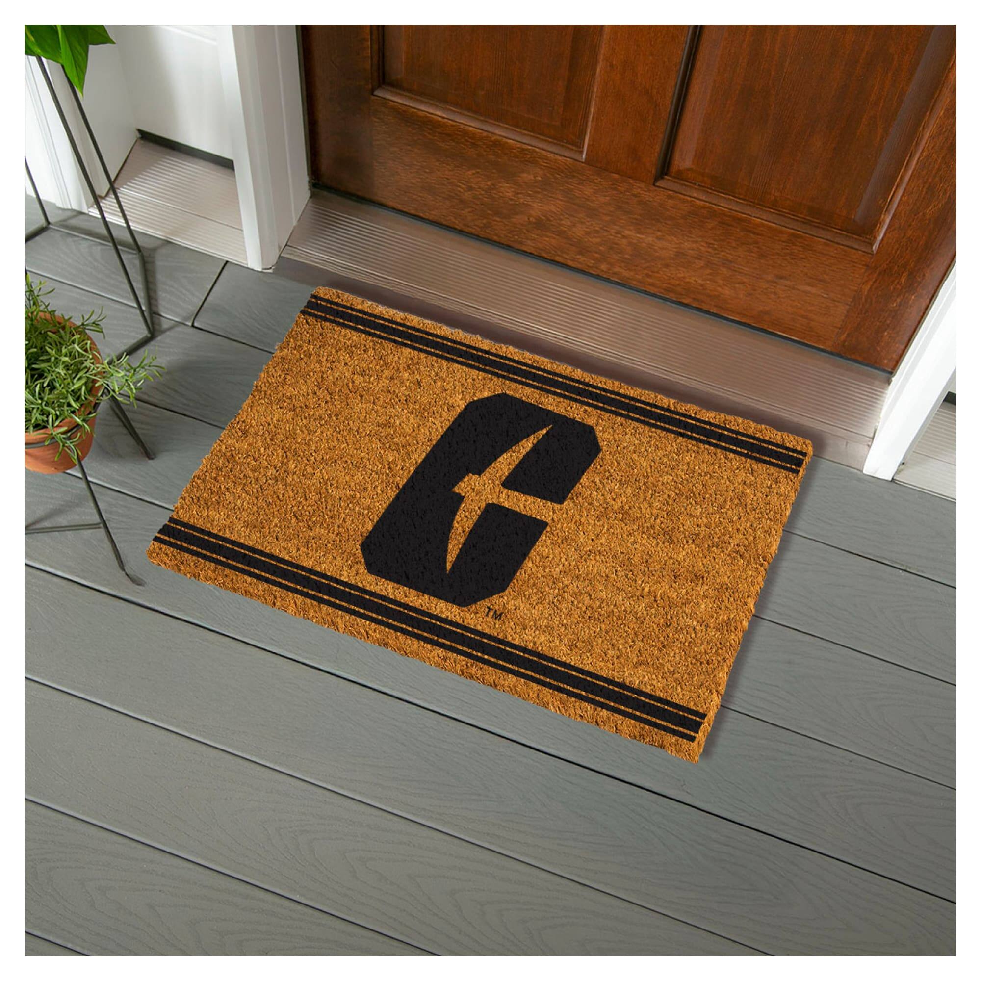 Alt View 1. Evergreen Enterprises - Charlotte 49ers 28" x 16" Primary Logo Outdoor Coir Entryway Mat - Multicolor.