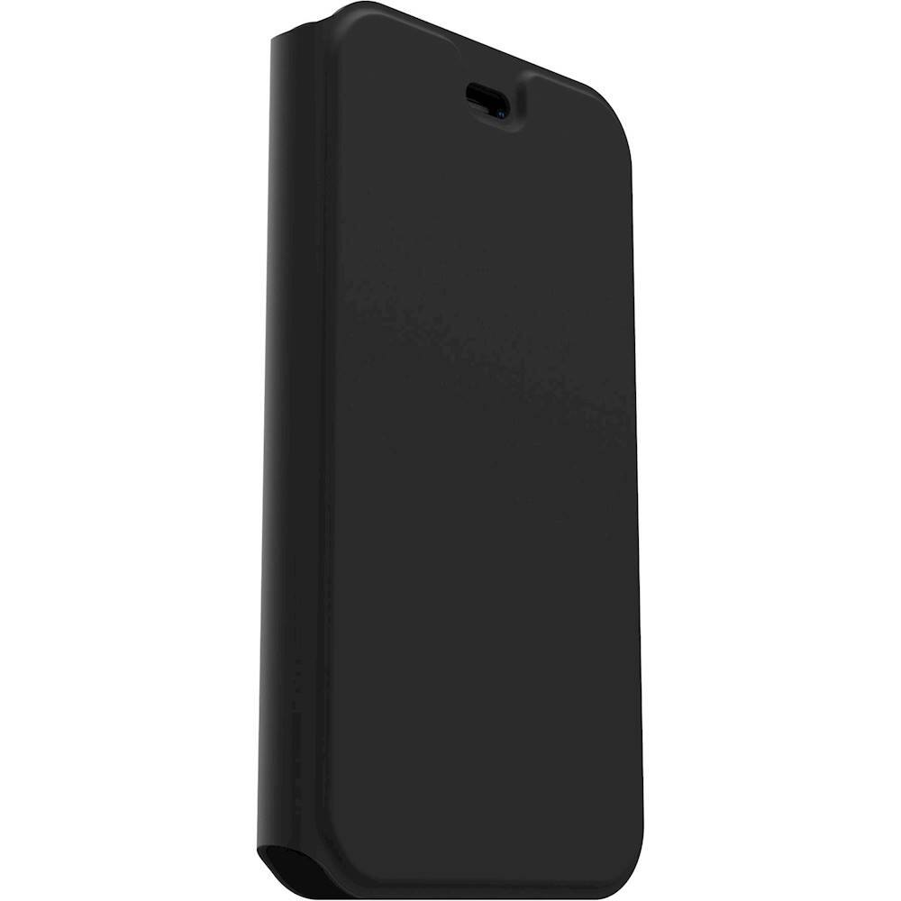 Angle. OtterBox - Strada Series Via Folio Case for Apple® iPhone® 11 Pro - Black Night.