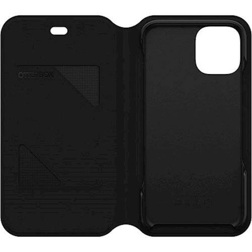 Alt View 12. OtterBox - Strada Series Via Folio Case for Apple® iPhone® 11 Pro - Black Night.