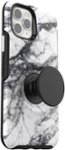 Angle Zoom. OtterBox - Otter + Pop Symmetry Series Case for Apple® iPhone® 11 Pro - White Marble.