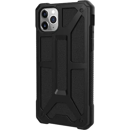 Front. UAG - Monarch Series Case for Apple® iPhone® 11 Pro Max - Black.