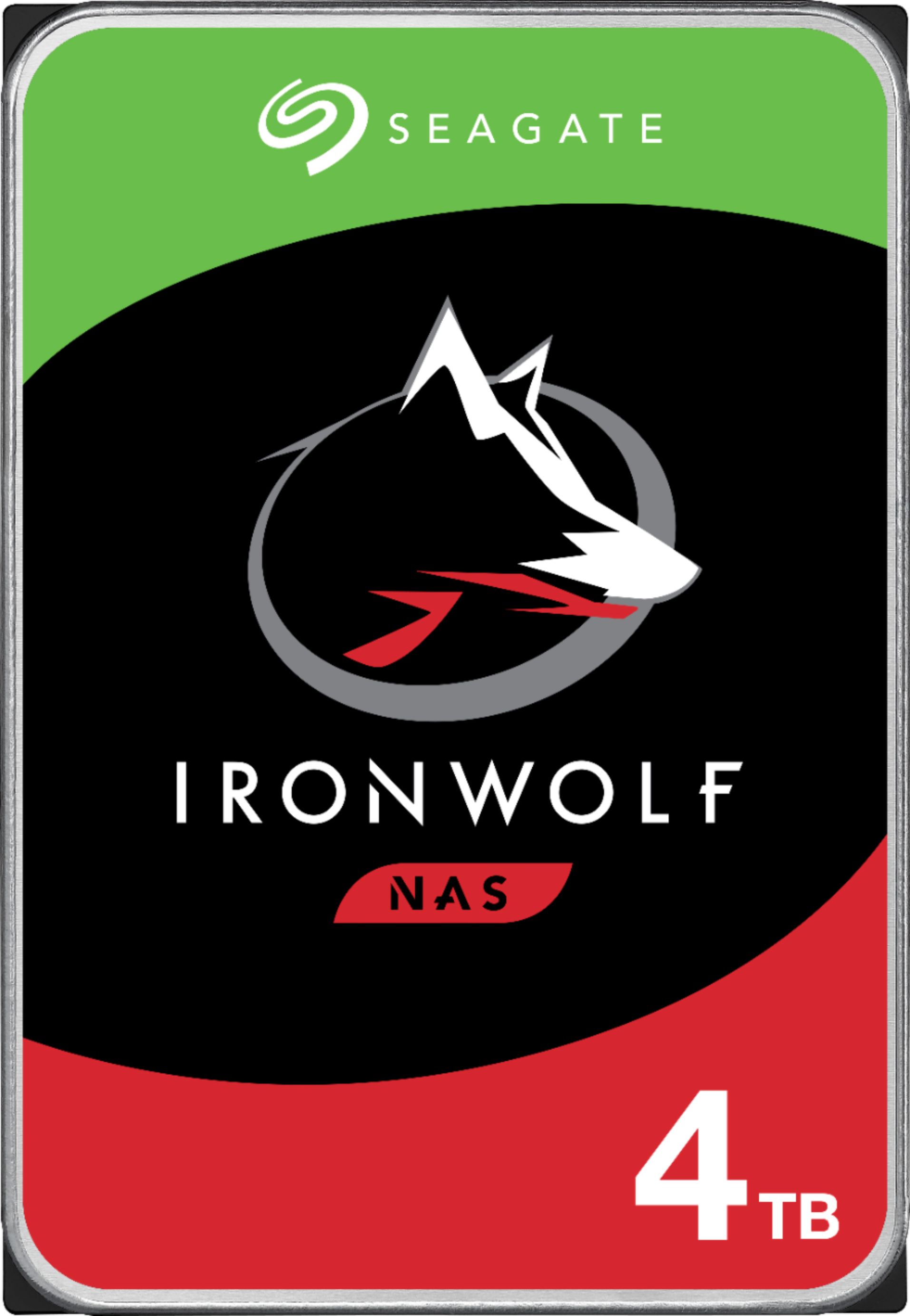 Brutal hungersnød helvede Seagate IronWolf 4TB Internal SATA NAS Hard Drive with Rescue Data Recovery  Services ST4000VNA08 - Best Buy