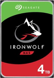 Seagate - IronWolf 4TB Internal SATA NAS Hard Drive with Rescue Data Recovery Services - Front_Zoom