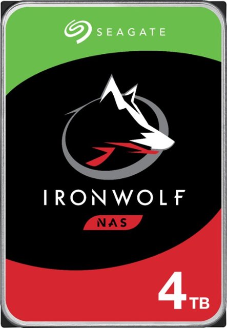 Seagate - IronWolf 4TB Internal SATA NAS Hard Drive with Rescue Data Recovery Services