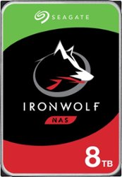 Seagate - IronWolf 8TB Internal SATA NAS Hard Drive with Rescue Data Recovery Services - Front_Zoom