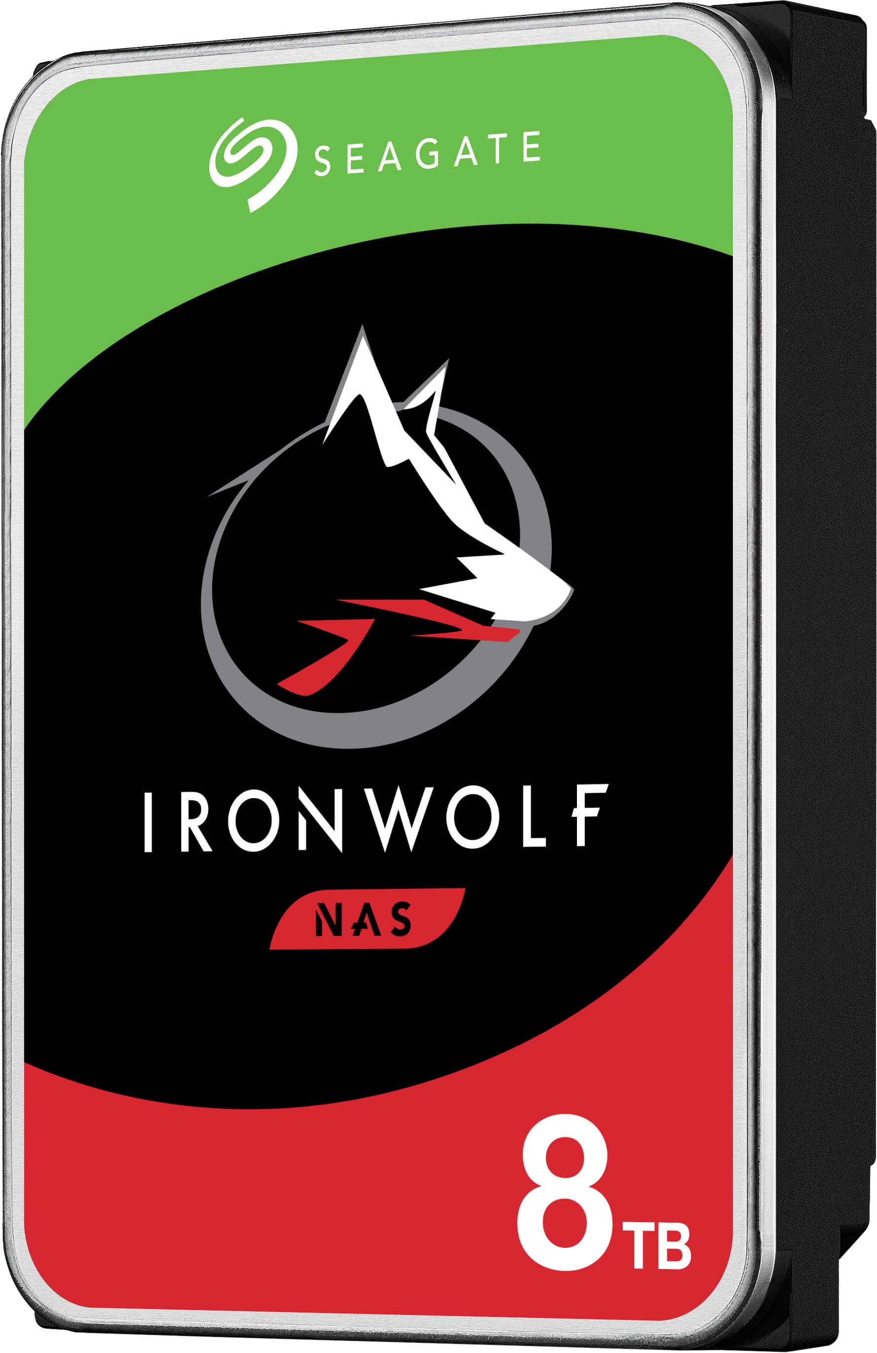 Alt View 11. Seagate - IronWolf 8TB Internal SATA NAS Hard Drive with Rescue Data Recovery Services - Multi.
