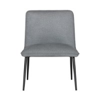 Studio Designs - 4-Leg 100% Polyester Accent Chair - Dark Gray - Front_Zoom