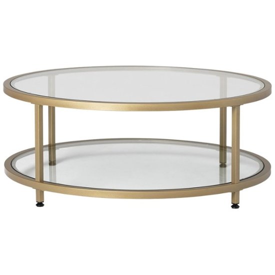 Studio Designs Camber Round Tempered, Best Round Glass Coffee Table