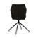 Alt View Zoom 12. Calico Designs - 4-Pointed Star Steel Accent Chair - Black/Brown.