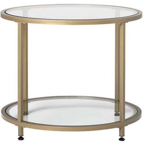 studio designs camber round end table