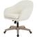 Front. OSP Home Furnishings - Nora 5-Pointed Star Plush Padded Office Chair - Linen.