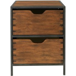 OSP Home Furnishings - Clermont Drawer Cabinet - Walnut - Front_Zoom