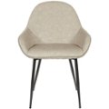 Front Zoom. Office Star Products - Mid-Century Powder-Coated Metal Chair - Fog.