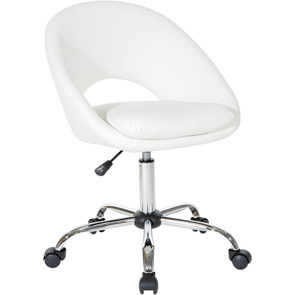Left. OSP Home Furnishings - Milo Office Chair - White.