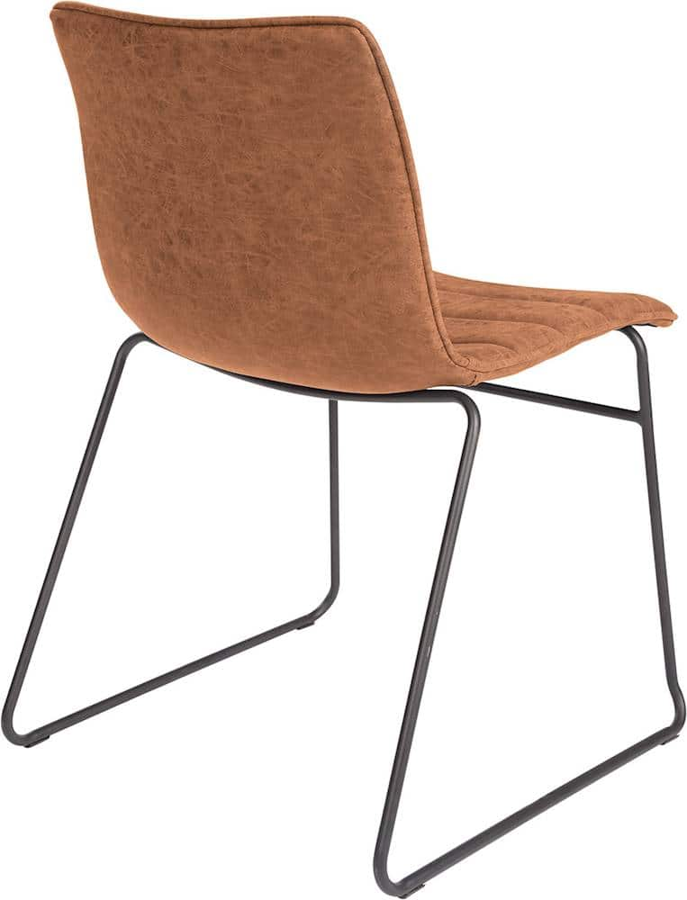 Leather discount stacking chairs