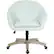 Front. OSP Home Furnishings - Nora 5-Pointed Star Plush Padded Office Chair - Mint.