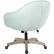 Alt View 14. OSP Home Furnishings - Nora 5-Pointed Star Plush Padded Office Chair - Mint.