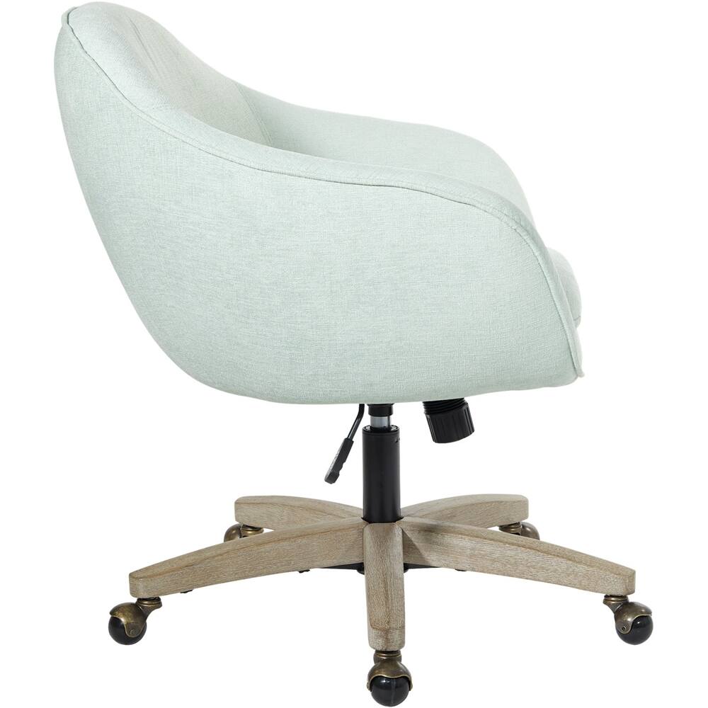 Alt View 15. OSP Home Furnishings - Nora 5-Pointed Star Plush Padded Office Chair - Mint.