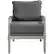 Front Zoom. OSP Home Furnishings - Abbott Chair - Charcoal.