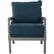 Front Zoom. OSP Home Furnishings - Abbott Chair - Azure.