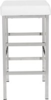 OSP Home Furnishings - Backless 30" Stool - White - Front_Zoom