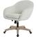 Alt View 11. OSP Home Furnishings - Nora 5-Pointed Star Plush Padded Office Chair - Dove.