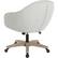 Alt View 12. OSP Home Furnishings - Nora 5-Pointed Star Plush Padded Office Chair - Dove.