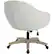 Alt View 13. OSP Home Furnishings - Nora 5-Pointed Star Plush Padded Office Chair - Dove.