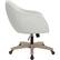 Alt View 15. OSP Home Furnishings - Nora 5-Pointed Star Plush Padded Office Chair - Dove.