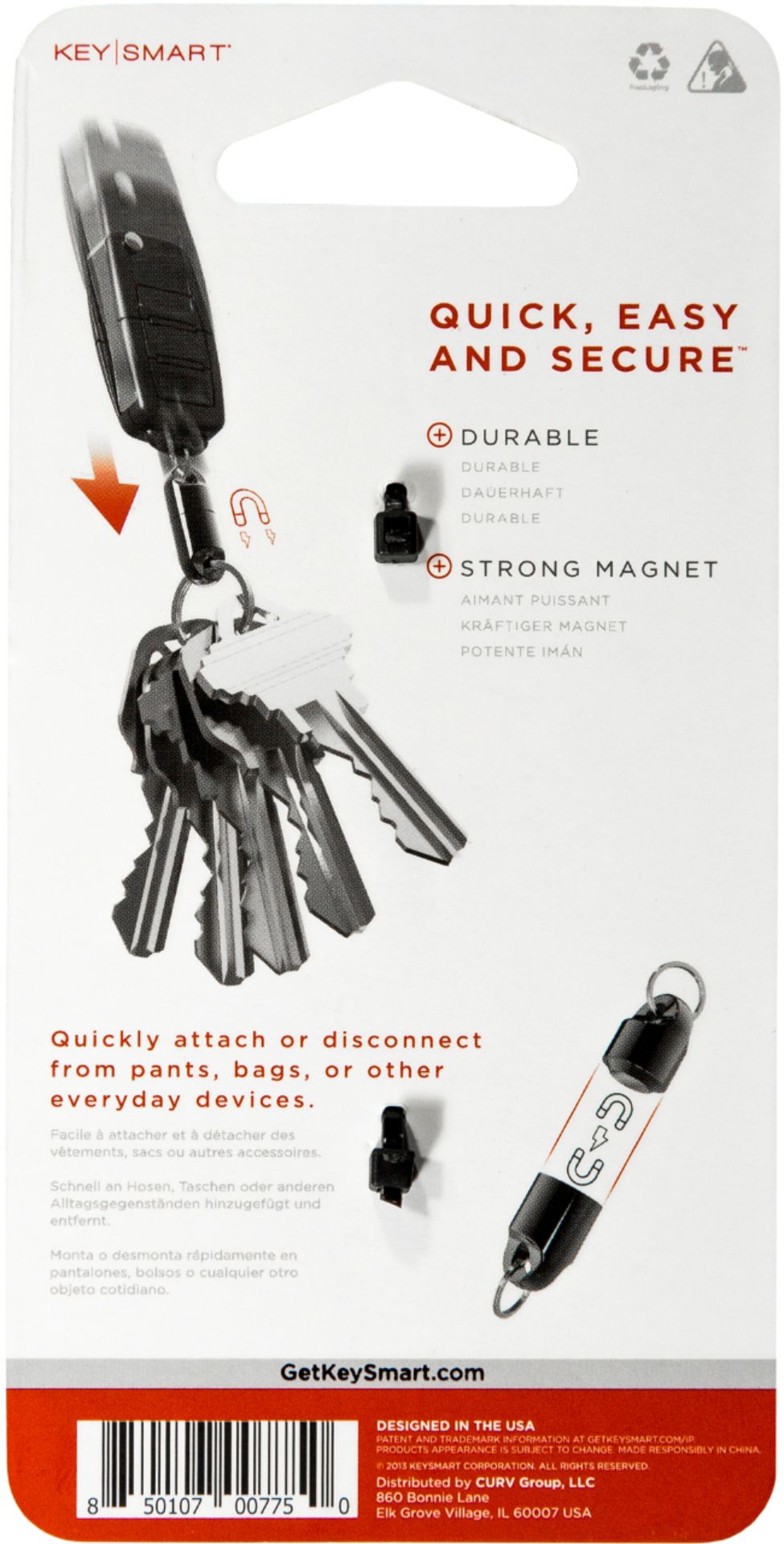 Best Buy: KeySmart MagConnect Magnetic Keychain Quick Connect