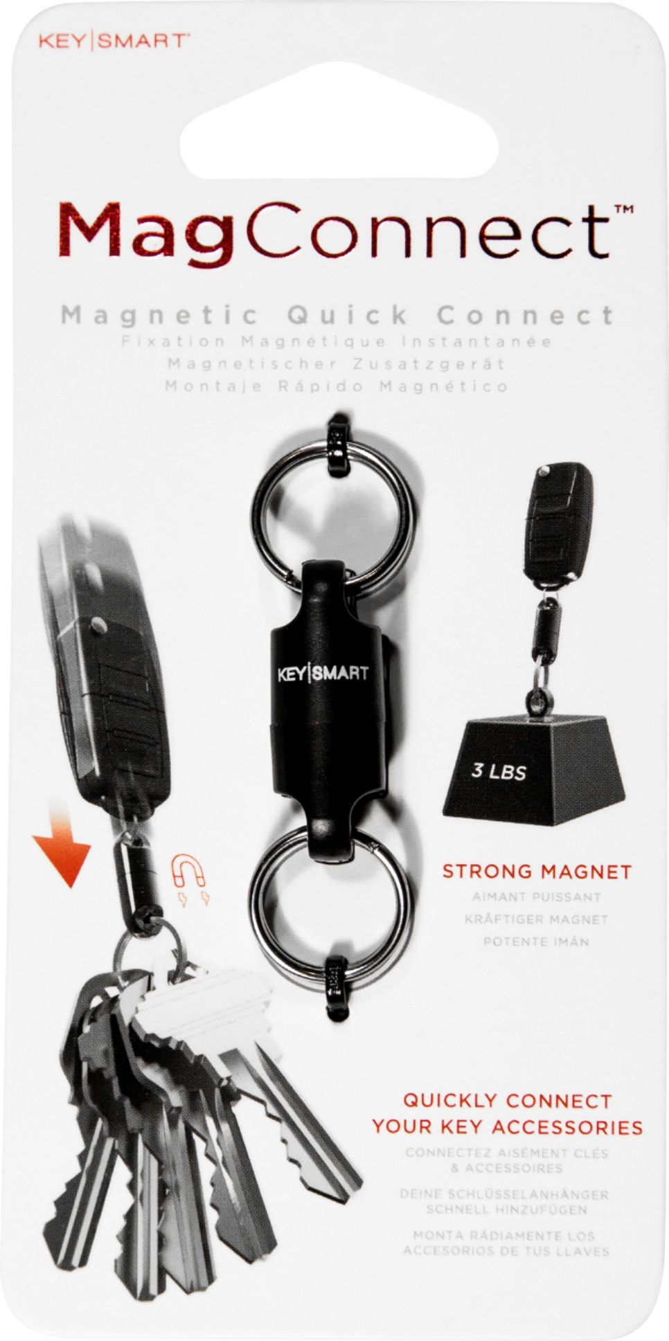 Best Buy: KeySmart MagConnect Magnetic Keychain Quick Connect