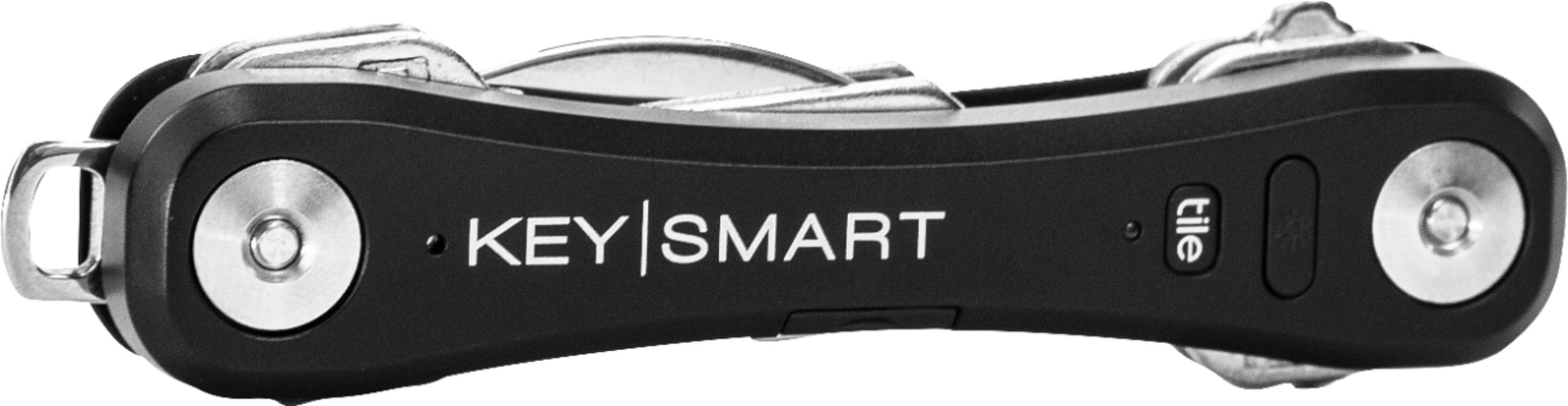 Angle View: KeySmart - Original Compact Key Holder - Black