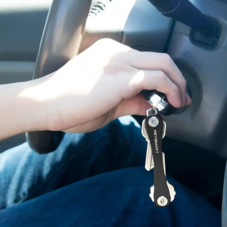 Alt View 15. KeySmart - Original Compact Key Holder - Black.