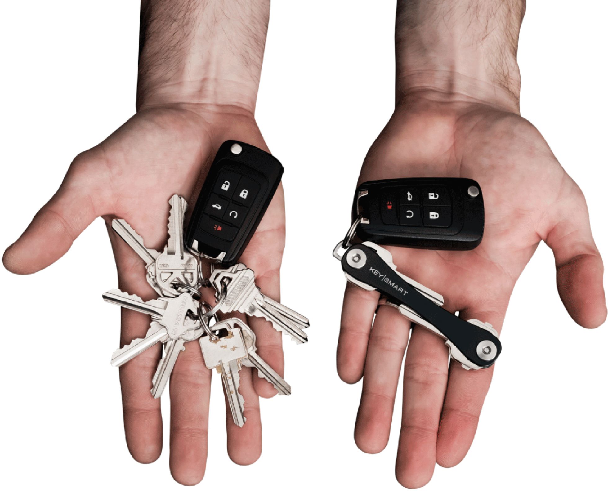 Keysmart Original Compact Key Holder Black