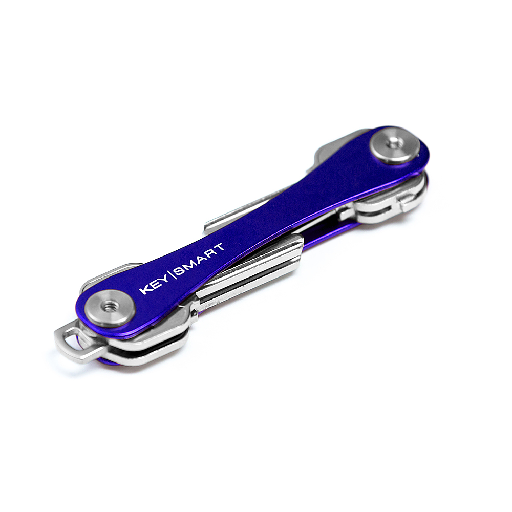Angle View: KeySmart - Original Compact Key Holder - Blue