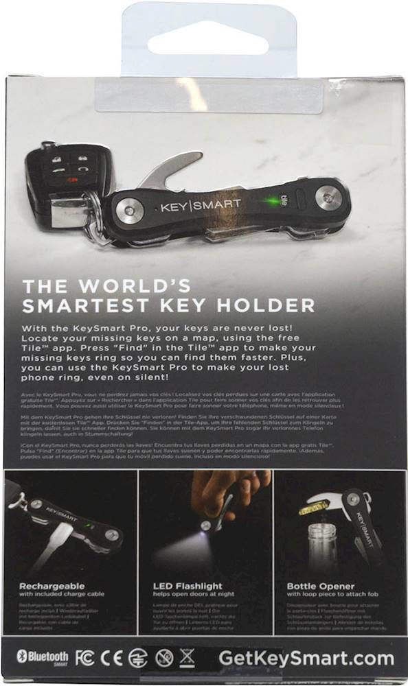 Best Buy: KeySmart Pro Key Holder Black KS411-BLK