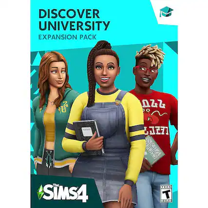 Front. Electronic Arts - The Sims 4 Discover University Expansion Pack. - T (Teen 13+)