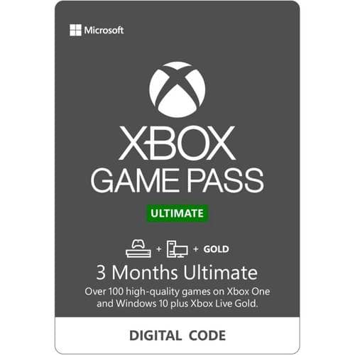 Microsoft - Xbox Game Pass Ultimate 3-Month Membership [Digital]-Front_Standard 