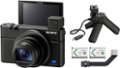 Front Zoom. Sony - Cyber-shot DSC-RX100 VII 20.1-Megapixel Shooting Grip Kit Digital Camera - Black.
