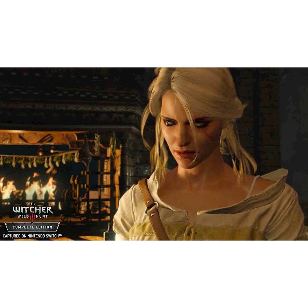 The Witcher 3: Wild Hunt Complete Edition is captured on the Nintendo Switch.