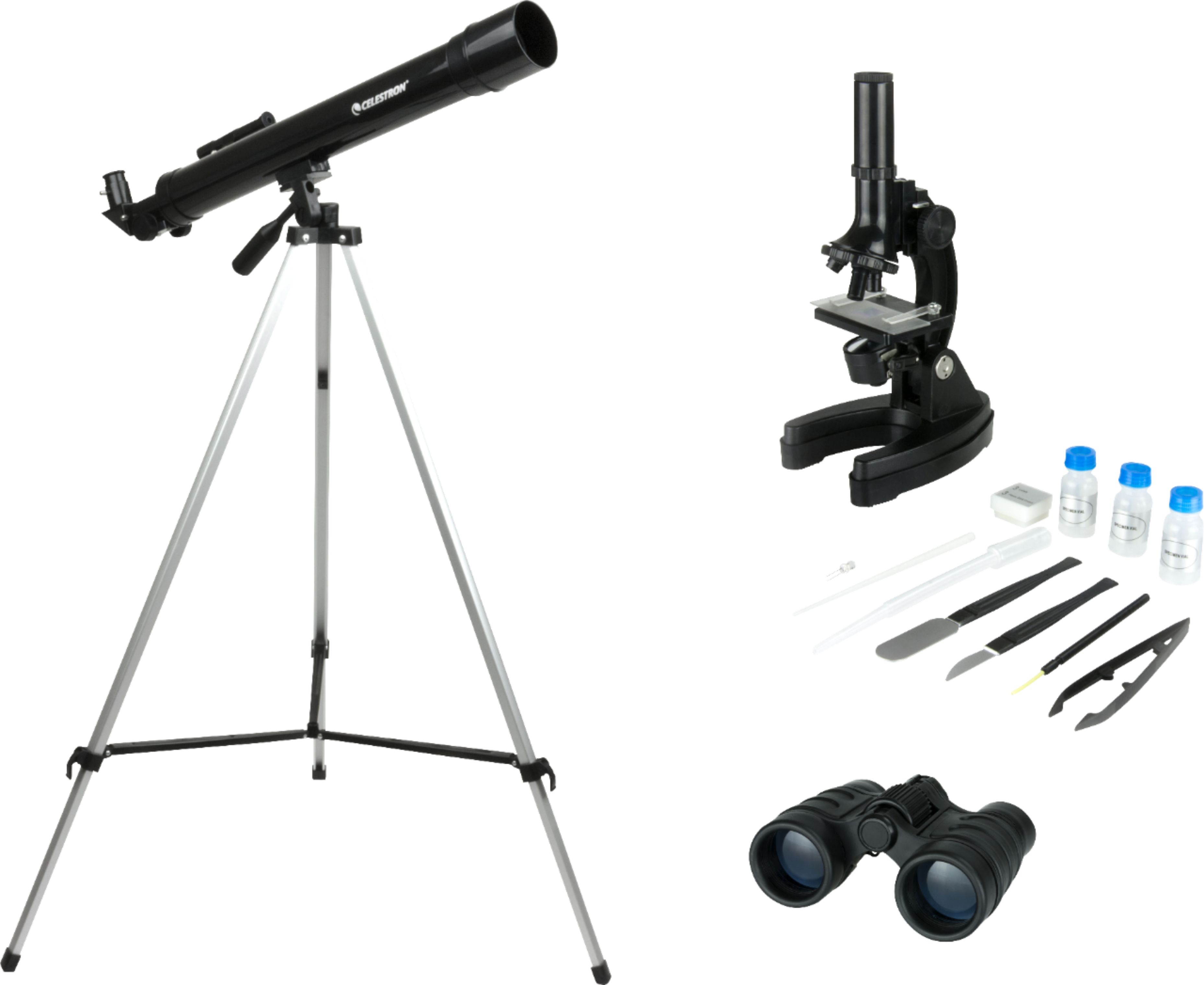 Angle View: Celestron - 50mm Refractor Telescope Science Kit
