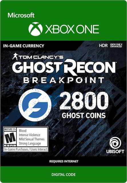 Tom Clancy s Ghost Recon Breakpoint 2 800 Ghost Coins Digital