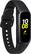 Front. Samsung - Geek Squad Certified Refurbished Galaxy Fit Activity Tracker + Heart Rate - Black.