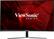 Front. ViewSonic - 24" LED Curved FHD FreeSync Monitor - Black.