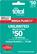Front. Total Wireless - $50 Mega Unlimited Individual 30-Day Plan Card.