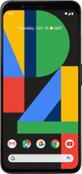 Google - Geek Squad Certified Refurbished Pixel 4 XL with 64GB Cell Phone (Unlocked) - Just Black - Front_Zoom