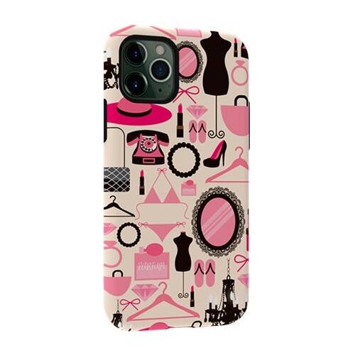 Angle View: ArtsCase - StrongFit Designers Tough S A lot of things for Women Case for Apple® iPhone® 11 Pro - Pink/Black