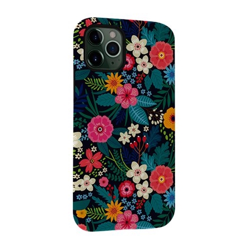 ArtsCase - StrongFit Designers Tough S Flowers Pattern XXX Case for Apple® iPhone® 11 Pro - Yellow/Pink/Green/Blue/Black