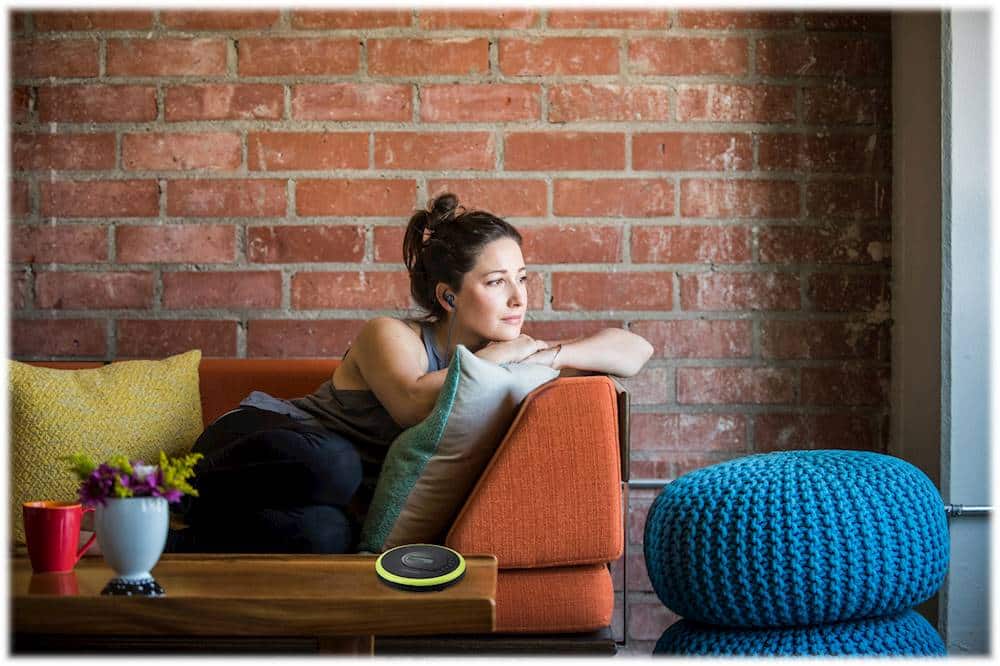 Alt View 14. Memorex - Portable CD Player with Bluetooth - Black With Bright Green Trim.